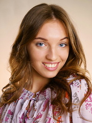 Newcomer Viviann sensually strip in the studio baring her petite   body.